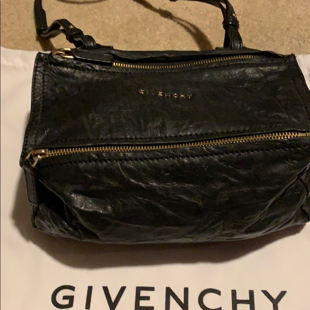 Givench Mini Pandora bag in Aged Leather